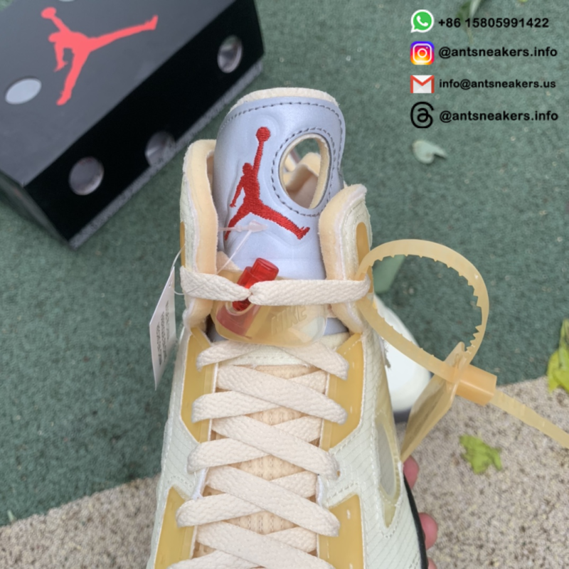 Off-White x Air Jordan 5 SP 'Sail' DH8565-100