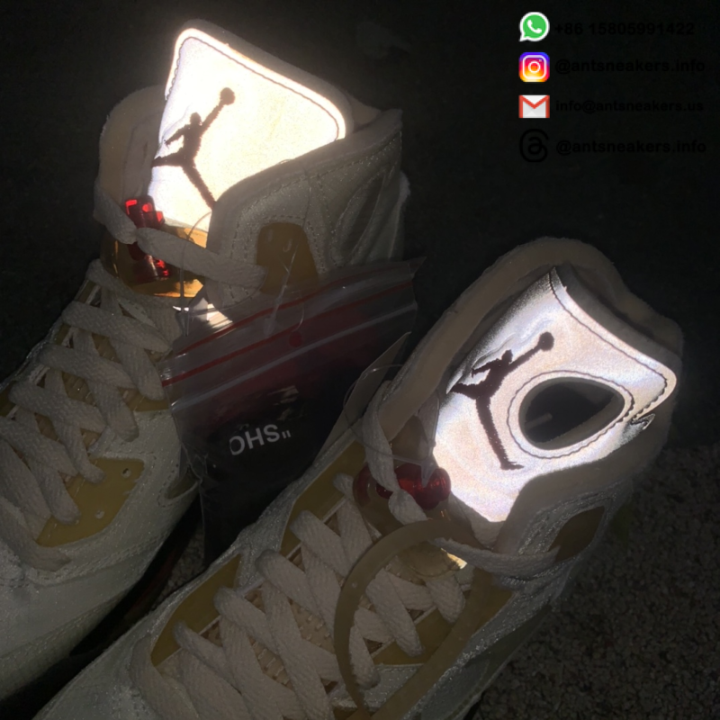 Off-White x Air Jordan 5 SP 'Sail' DH8565-100