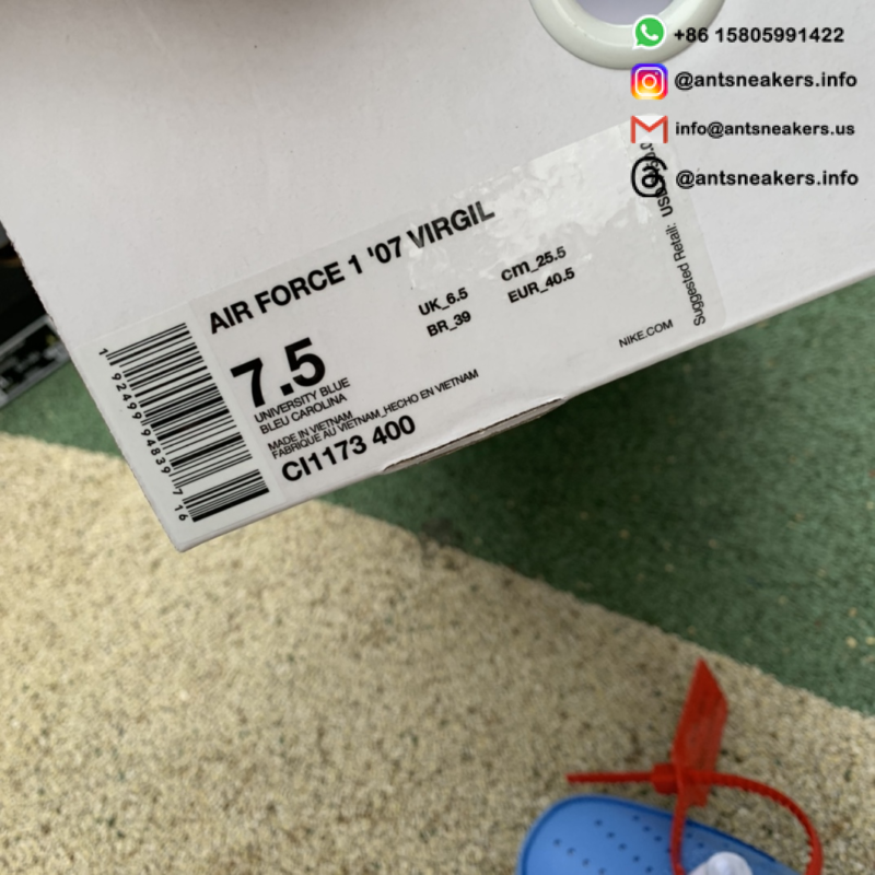 Off-White x Nike Air Force 1 Low '07 'MCA' CI1173-400