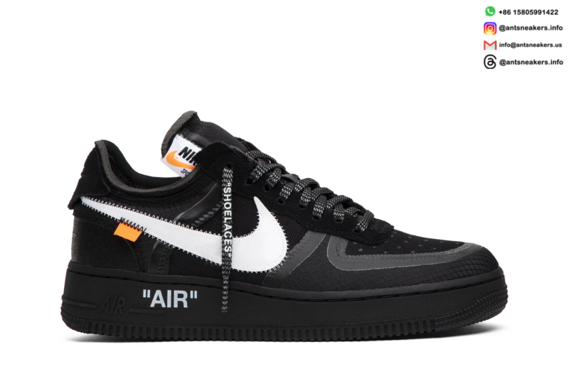 Off-White x Nike Air Force 1 Low 'Black' AO4606-001