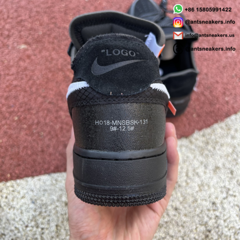 Off-White x Nike Air Force 1 Low 'Black' AO4606-001