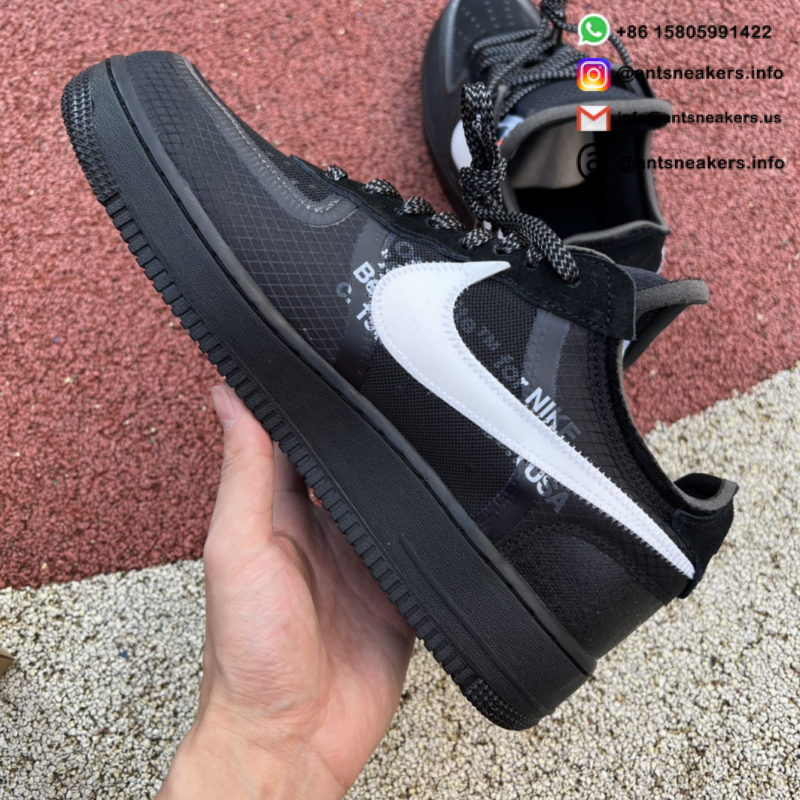 Off-White x Nike Air Force 1 Low 'Black' AO4606-001
