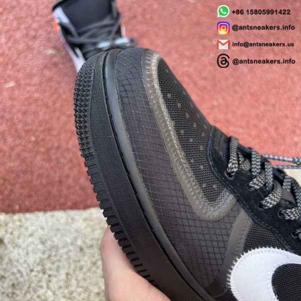 Off-White x Nike Air Force 1 Low 'Black' AO4606-001 - Image 4