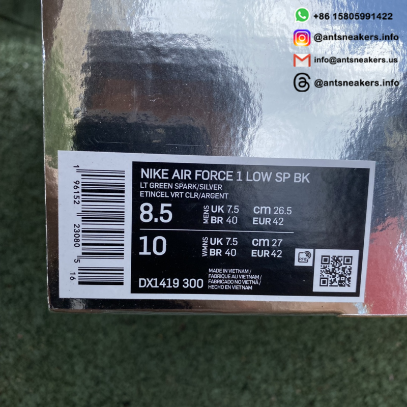 Off-White x Nike Air Force 1 Low 'Brooklyn' DX1419-300