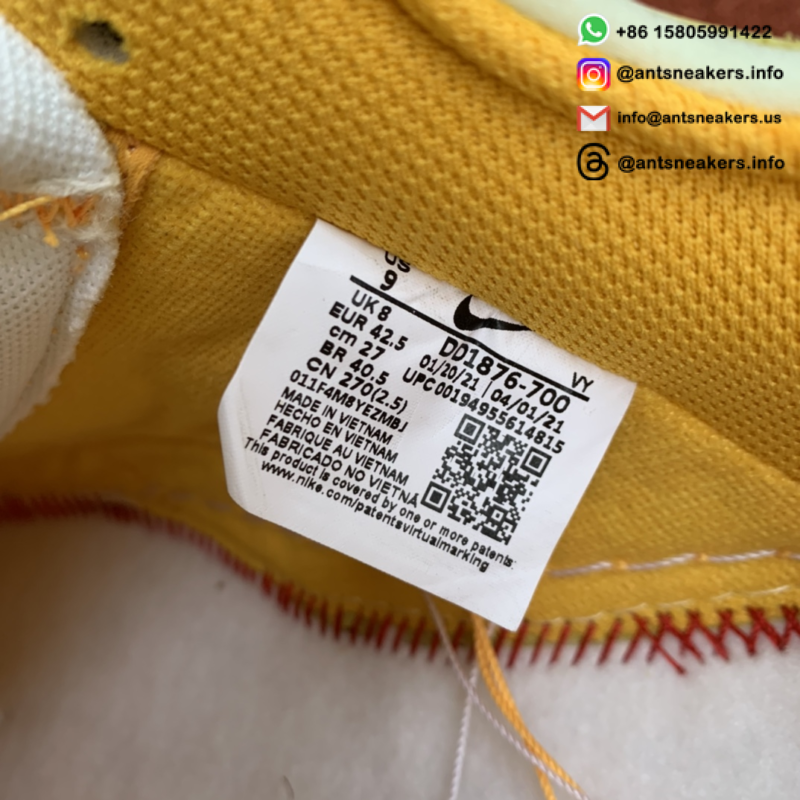 Off-White x Nike Air Force 1 Low 'Lemonade' DD1876-700