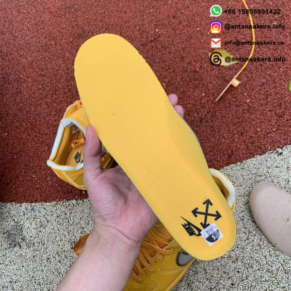 Off-White x Nike Air Force 1 Low 'Lemonade' DD1876-700 - Image 12