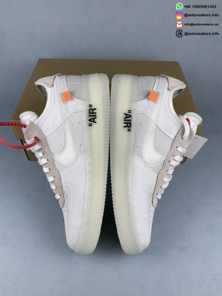 Off-White x Nike Air Force 1 Low 'The Ten' AO4606-100 - Image 7