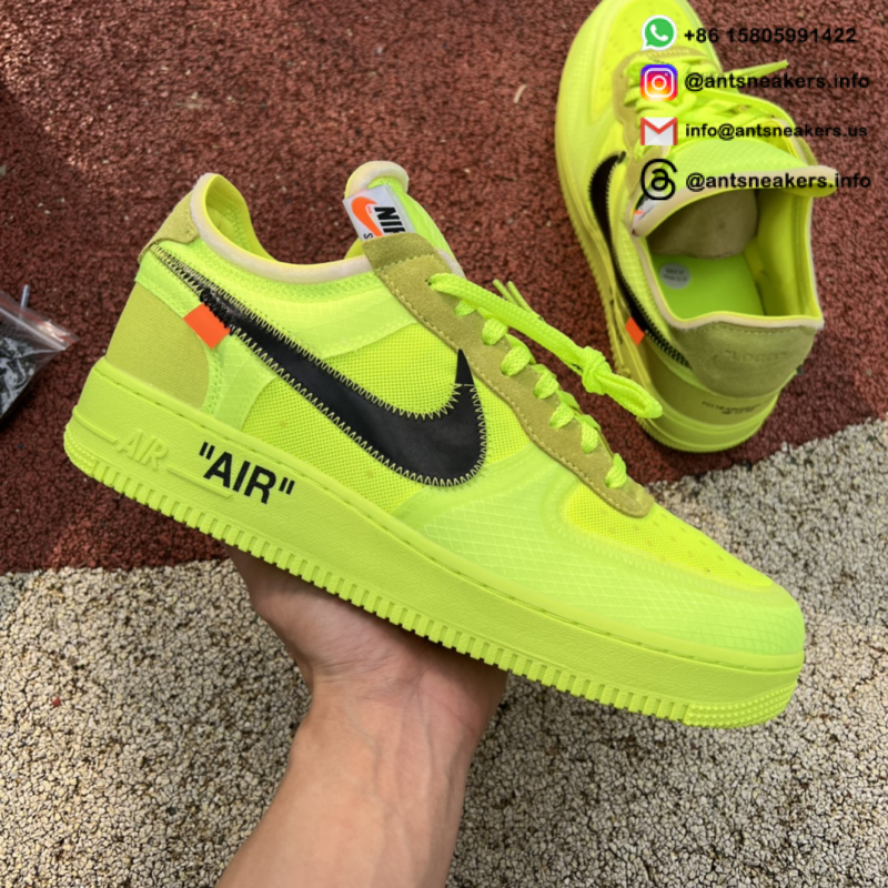 Off-White x Nike Air Force 1 Low 'Volt' AO4606-700