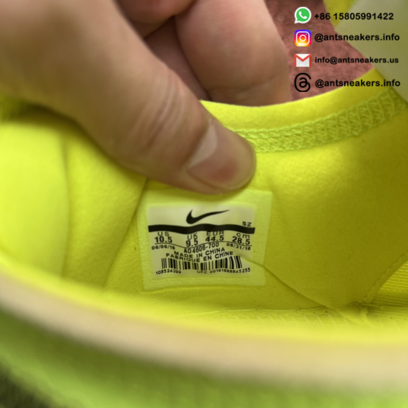 Off-White x Nike Air Force 1 Low 'Volt' AO4606-700