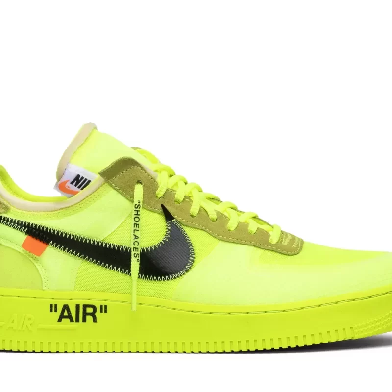 Off-White x Nike Air Force 1 Low 'Volt' AO4606-700