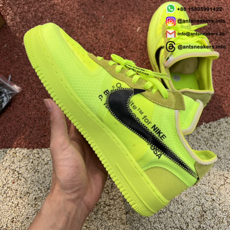 Off-White x Nike Air Force 1 Low 'Volt' AO4606-700