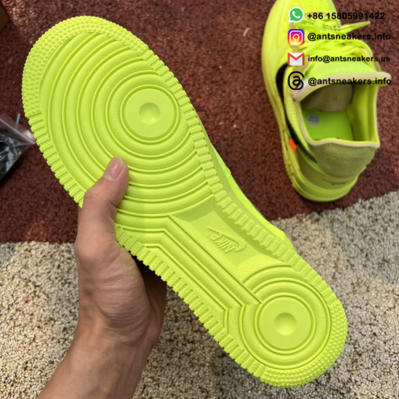 Off-White x Nike Air Force 1 Low 'Volt' AO4606-700