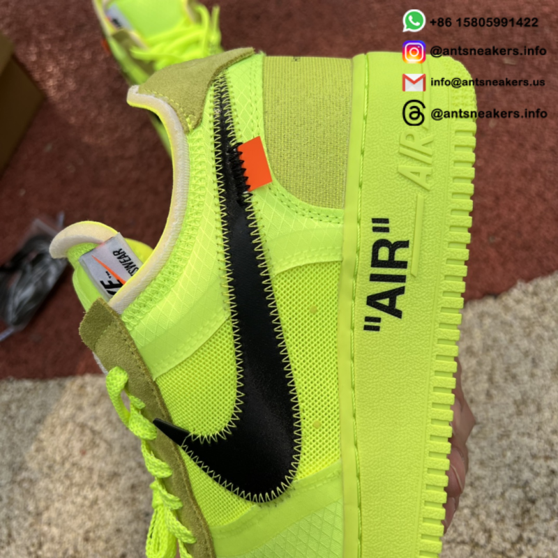 Off-White x Nike Air Force 1 Low 'Volt' AO4606-700