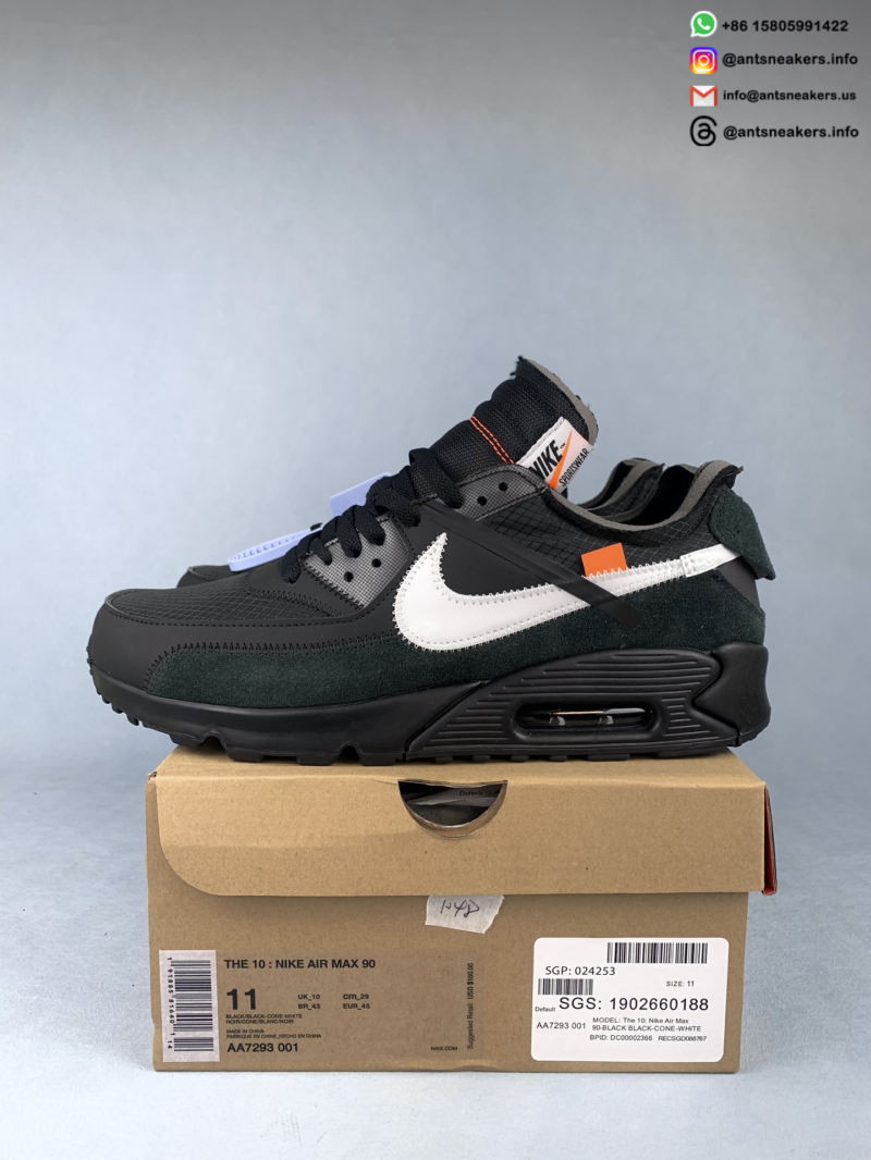 Off-White x Nike Air Max 90 'Black' AA7293-001