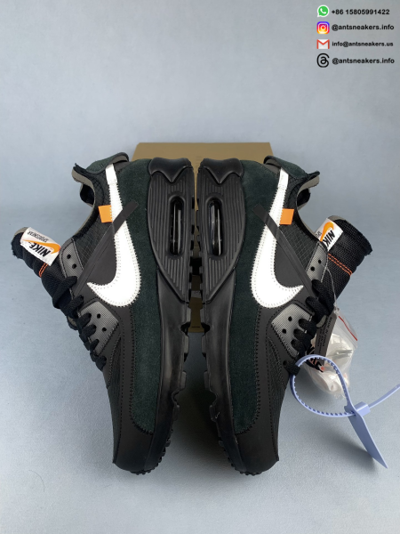 Off-White x Nike Air Max 90 'Black' AA7293-001 - Image 8