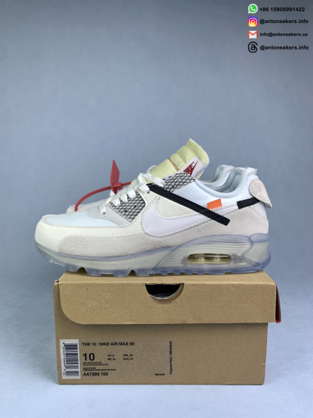 Off-White x Nike Air Max 90 'The Ten' AA7293-100 - Image 2