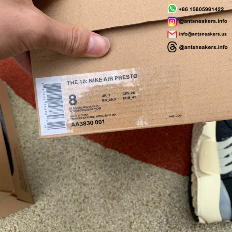 Off-White x Nike Air Presto 'The Ten' AA3830-001