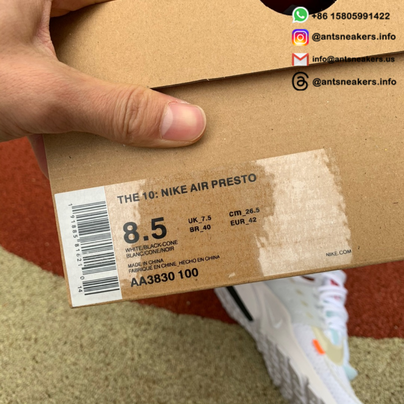 Off-White x Nike Air Presto 'White' AA3830-100