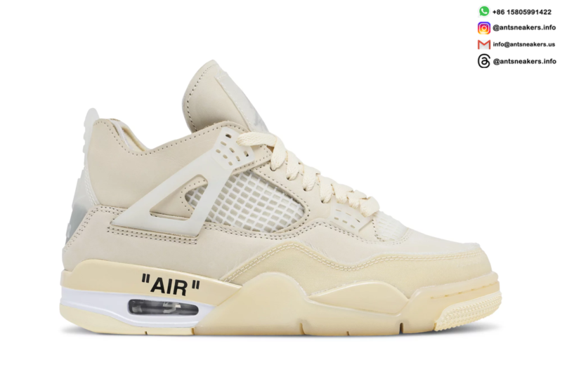 Off-White x Wmns Air Jordan 4 Retro SP 'Sail' CV9388-100
