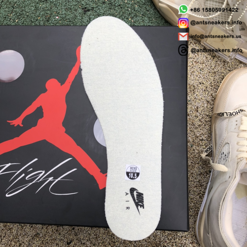 Off-White x Wmns Air Jordan 4 Retro SP 'Sail' CV9388-100