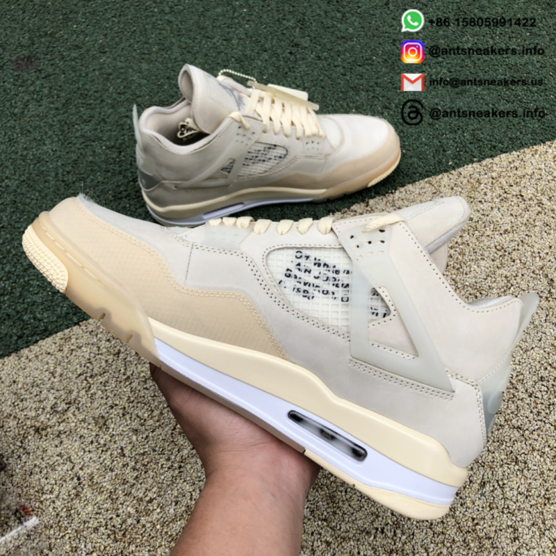 Off-White x Wmns Air Jordan 4 Retro SP 'Sail' CV9388-100