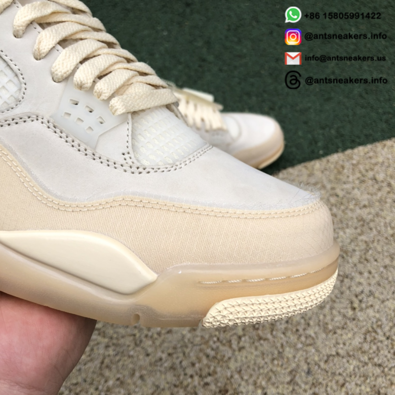 Off-White x Wmns Air Jordan 4 Retro SP 'Sail' CV9388-100