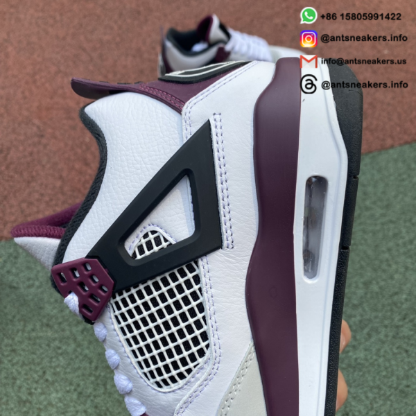 Paris Saint-Germain x Air Jordan 4 Retro 'Bordeaux' CZ5624-100 - Image 7