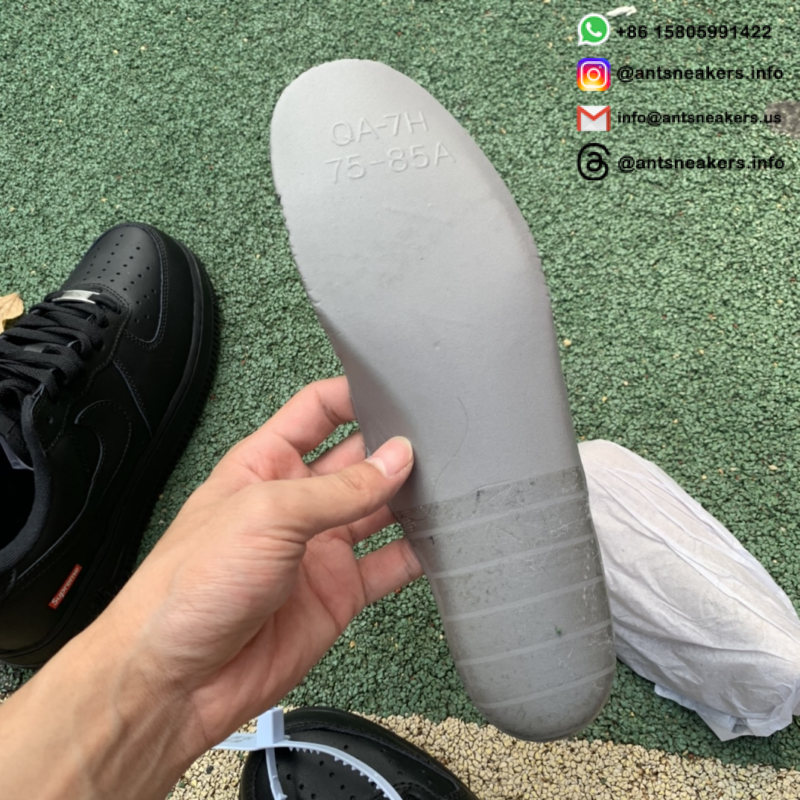 Supreme x Nike Air Force 1 Low 'Box Logo - Black' CU9225-001