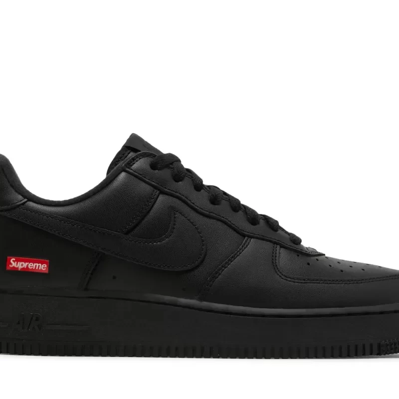 Supreme x Nike Air Force 1 Low 'Box Logo - Black' CU9225-001