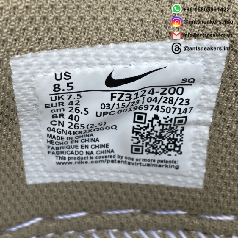 Travis Scott x Air Jordan 1 Low Golf 'Neutral Olive' FZ3124-200