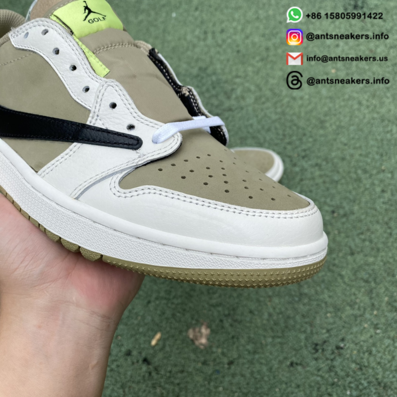 Travis Scott x Air Jordan 1 Low Golf 'Neutral Olive' FZ3124-200