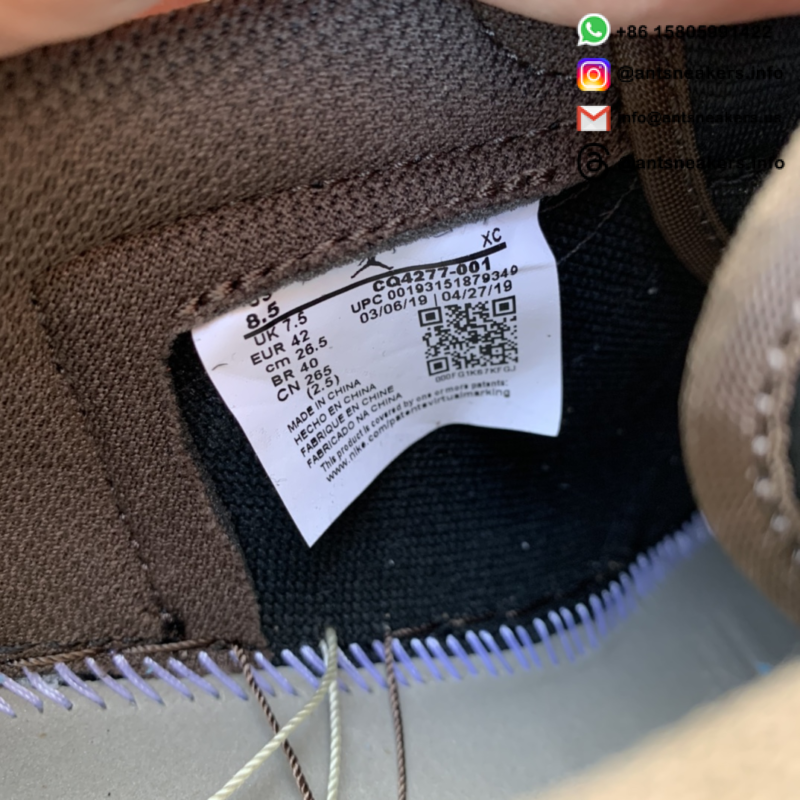 Travis Scott x Air Jordan 1 Low 'Mocha' CQ4277-001