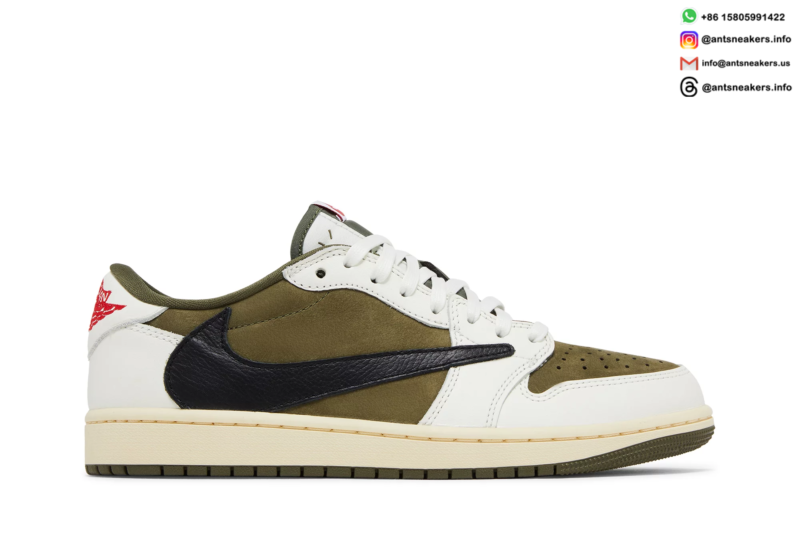 Travis Scott x Air Jordan 1 Low OG SP 'Medium Olive' DM7866-200