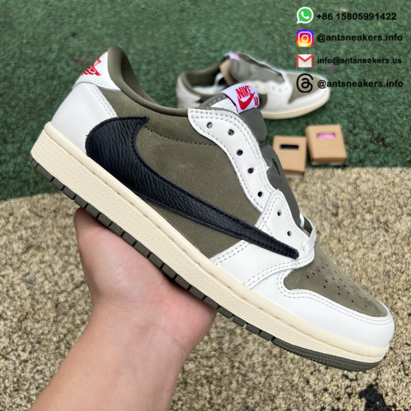 Travis Scott x Air Jordan 1 Low OG SP 'Medium Olive' DM7866-200
