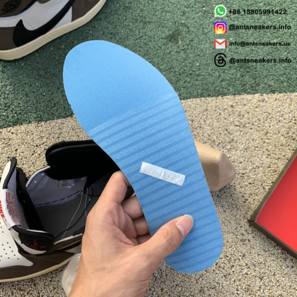 Travis Scott x Air Jordan 1 Retro High OG 'Mocha' CD4487-100 - Image 13