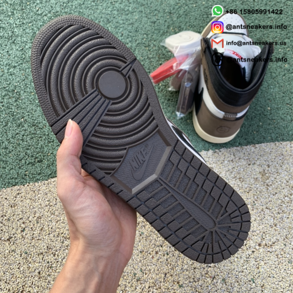 Travis Scott x Air Jordan 1 Retro High OG 'Mocha' CD4487-100 - Image 8