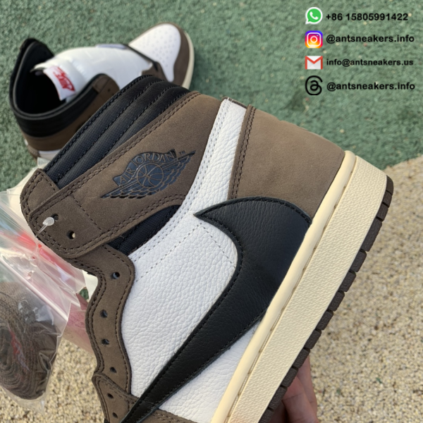 Travis Scott x Air Jordan 1 Retro High OG 'Mocha' CD4487-100 - Image 5