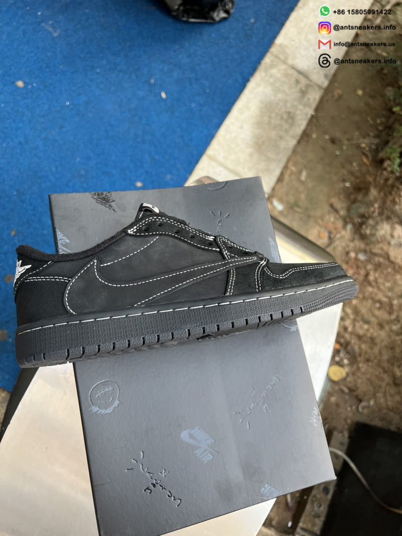 Travis Scott x Air Jordan 1 Retro Low OG SP 'Black Phantom' DM7866-001