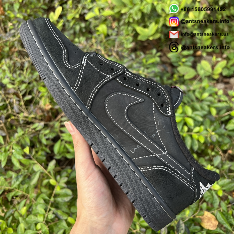 Travis Scott x Air Jordan 1 Retro Low OG SP 'Black Phantom' DM7866-001