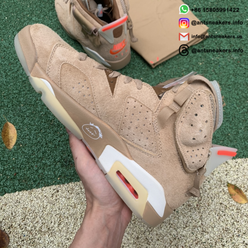 Travis Scott x Air Jordan 6 Retro 'British Khaki' DH0690-200