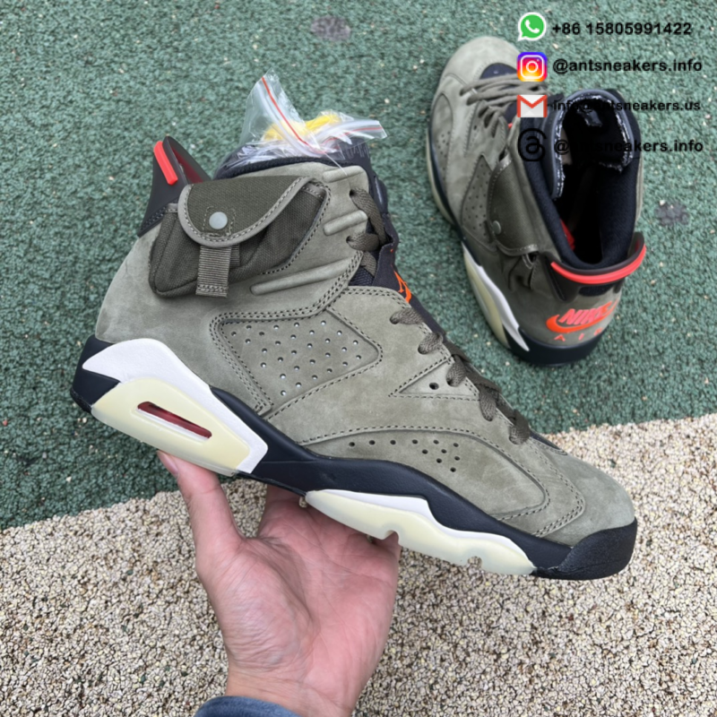 Travis Scott x Air Jordan 6 Retro 'Olive' CN1084-200