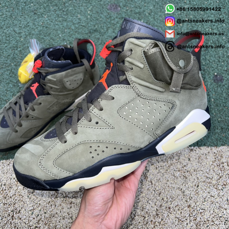 Travis Scott x Air Jordan 6 Retro 'Olive' CN1084-200