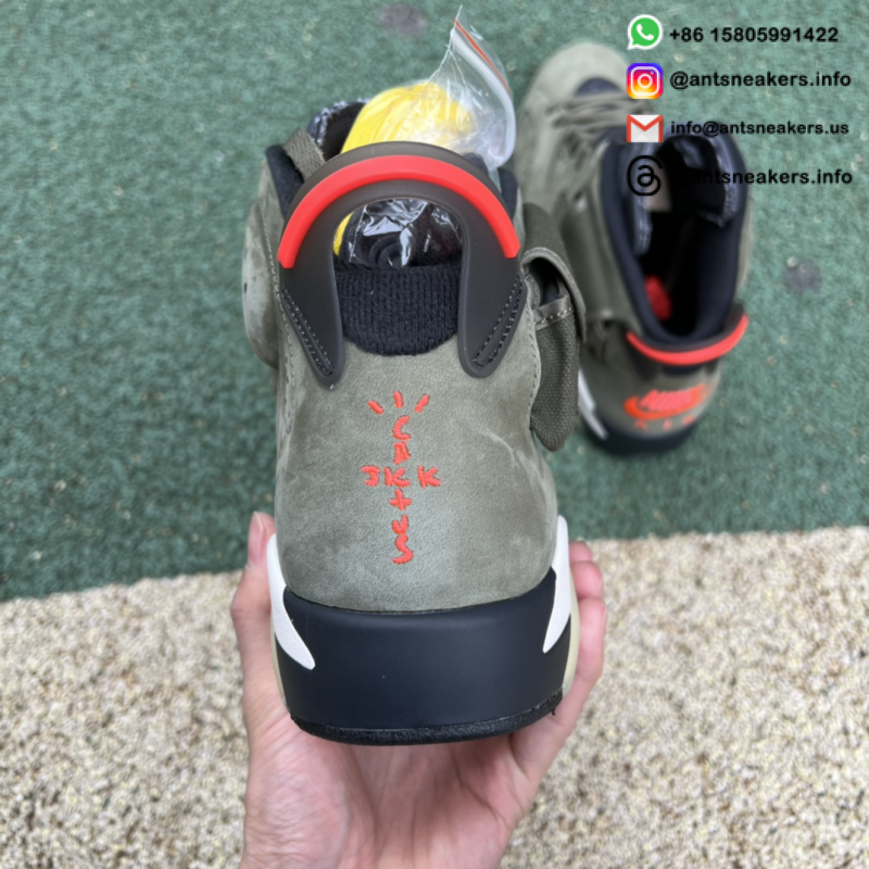 Travis Scott x Air Jordan 6 Retro 'Olive' CN1084-200