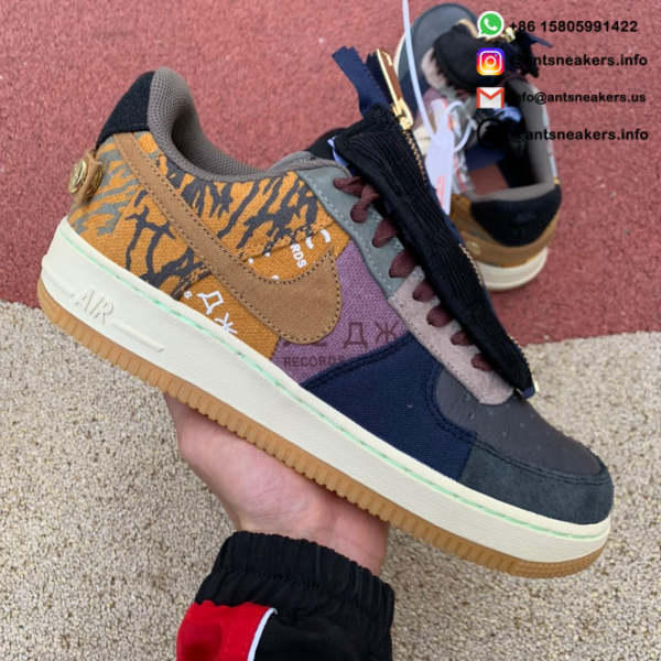 Travis Scott x Nike Air Force 1 Low 'Cactus Jack' CN2405-900 - Image 2
