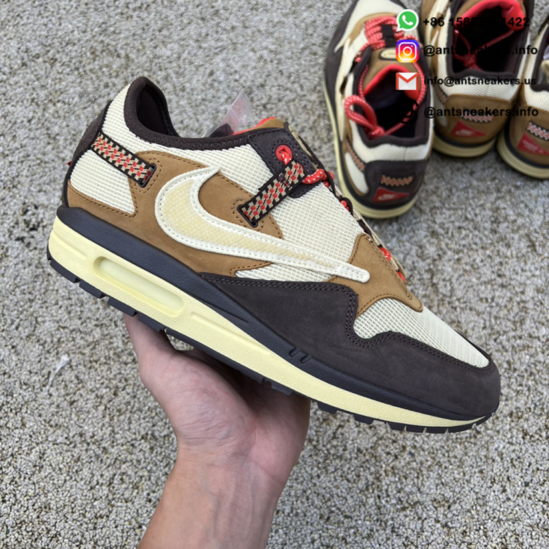 Travis Scott x Nike Air Max 1 'Baroque Brown' DO9392-200