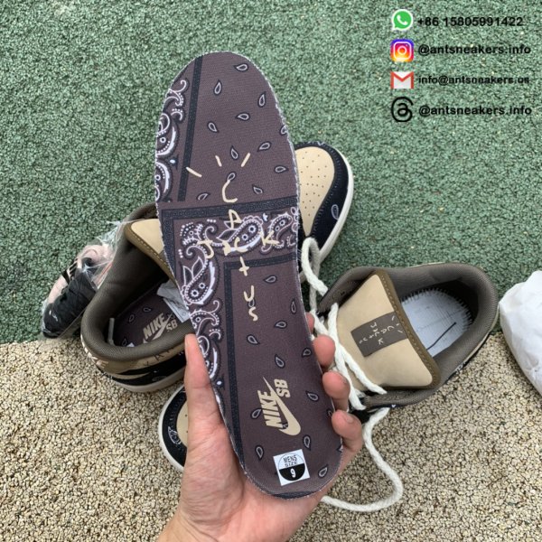 Travis Scott x Nike SB Dunk Low Premium QS SB 'Cactus Jack' CT5053-001 - Image 14