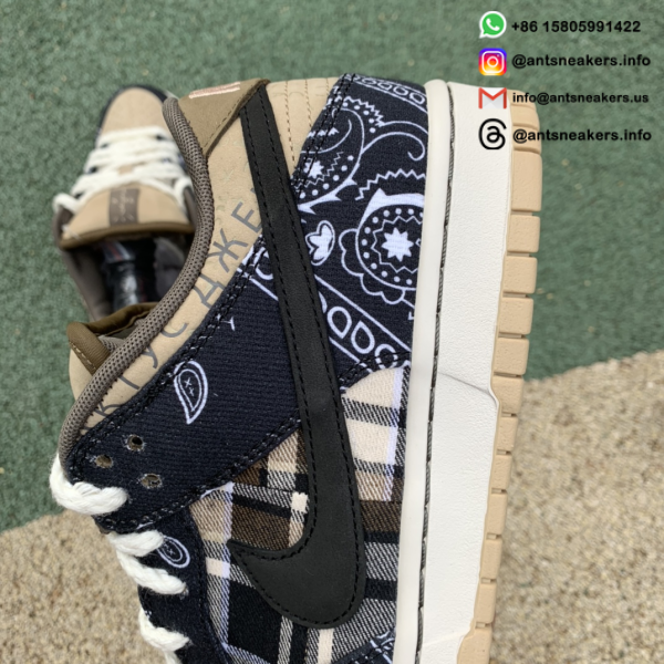 Travis Scott x Nike SB Dunk Low Premium QS SB 'Cactus Jack' CT5053-001 - Image 7