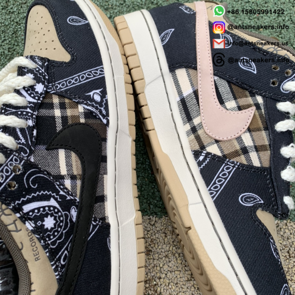 Travis Scott x Nike SB Dunk Low Premium QS SB 'Cactus Jack' CT5053-001 - Image 3