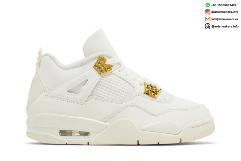 Wmns Air Jordan 4 Retro 'Metallic Gold' AQ9129-170