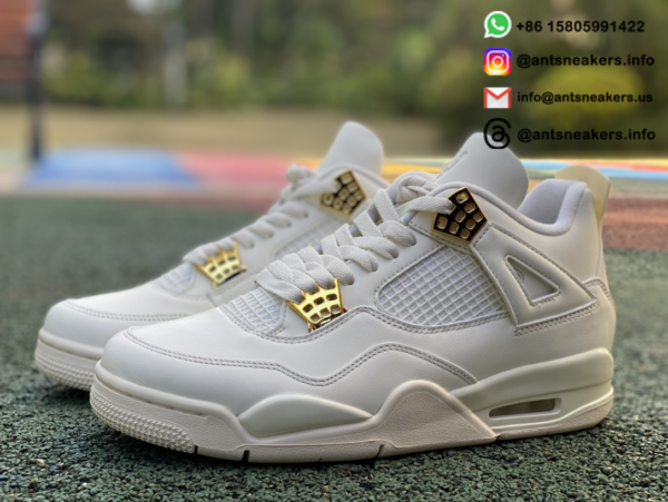 Wmns Air Jordan 4 Retro 'Metallic Gold' AQ9129-170 - Image 2